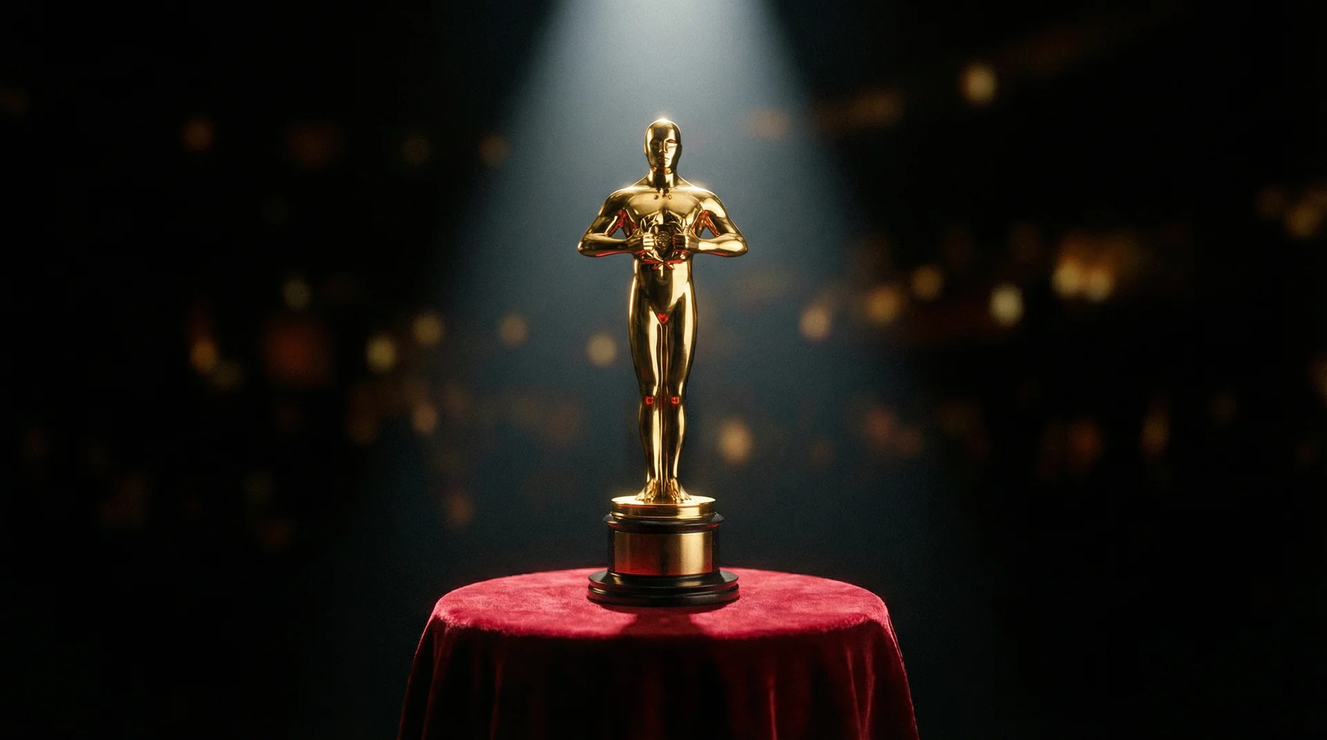 无限臀山 获奖影片荣誉展示，金色奖杯在聚光灯下熠熠生辉